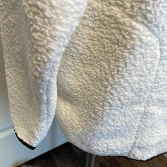 Lands End Women’s long sleeve Sherpa mock zip tunic, F11, NWT - Picture 2 of 4